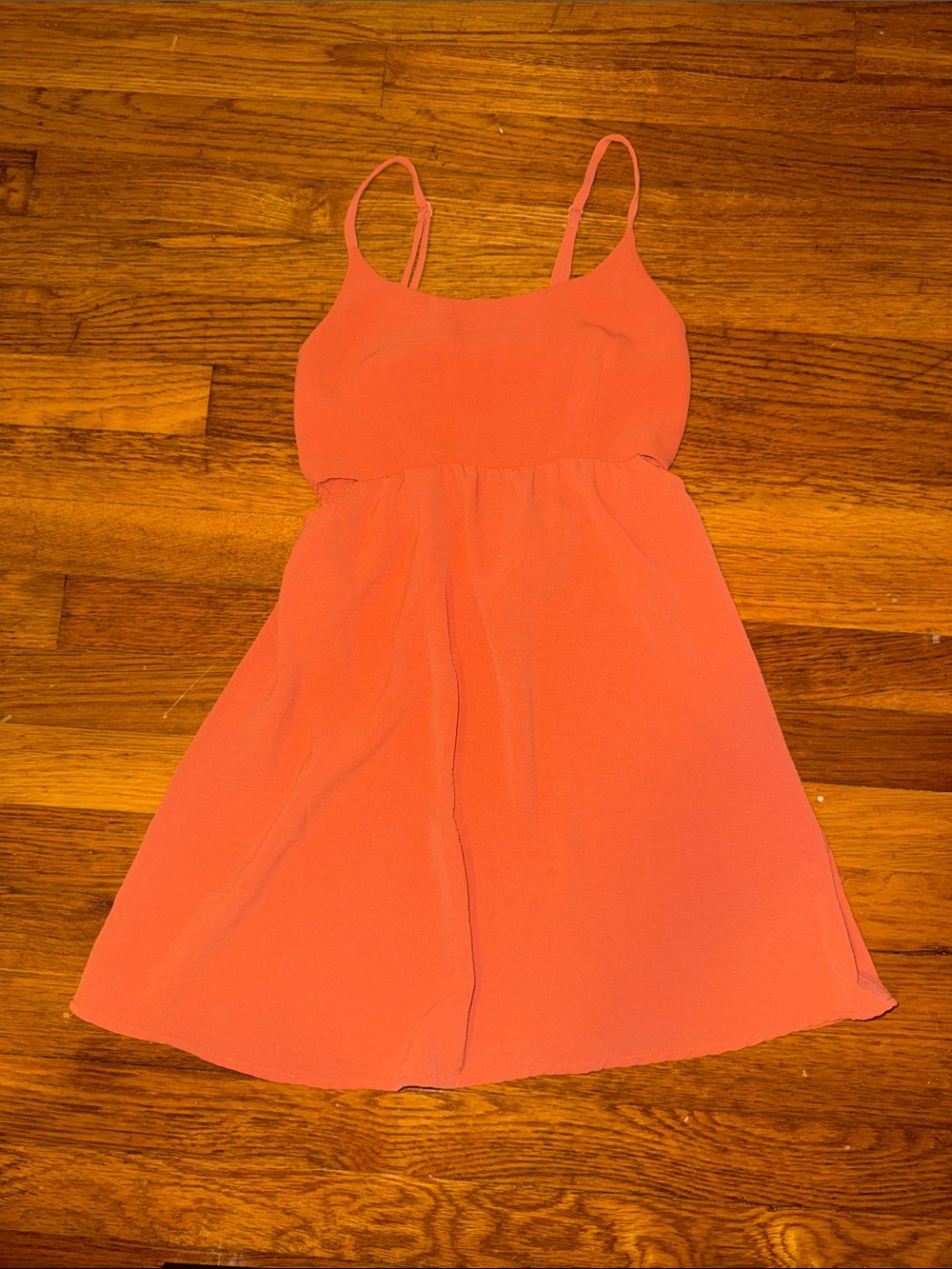 Altar'd State Coral Spaghetti Strap Girls Dress